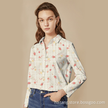 Polyester Waterproof Printed Shirt Fabric Man Shirt Fabric